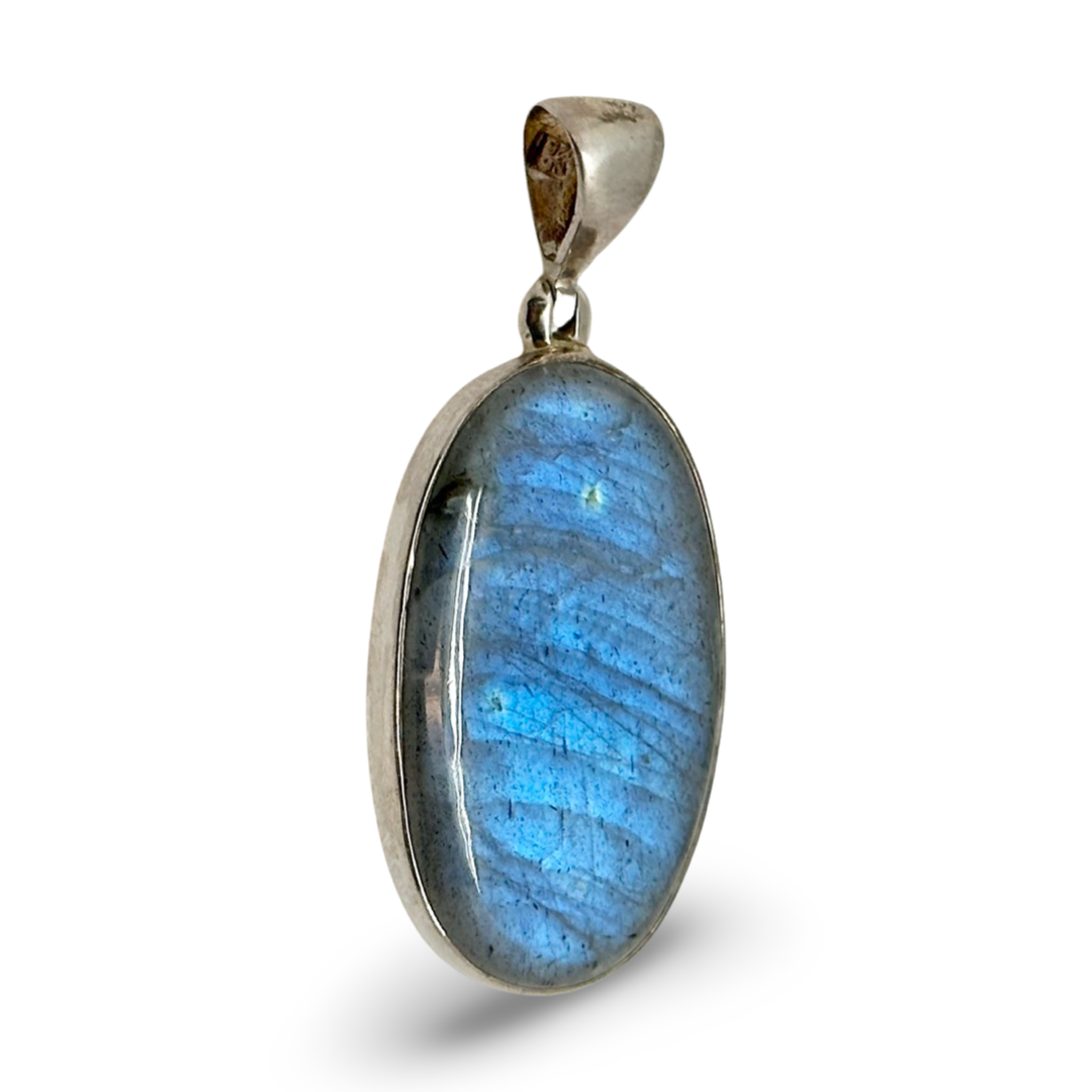Spectrolite Silver Pendant