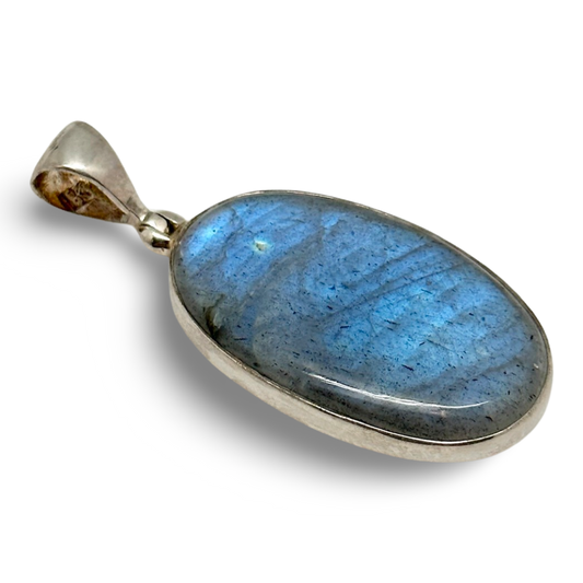 Spectrolite Silver Pendant
