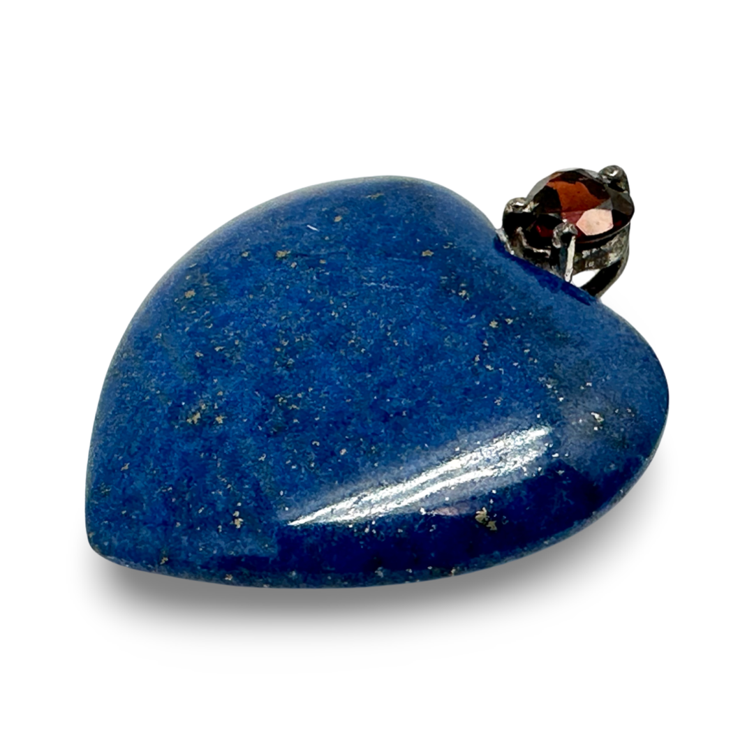 Lapis Lazuli & Garnet Pendant