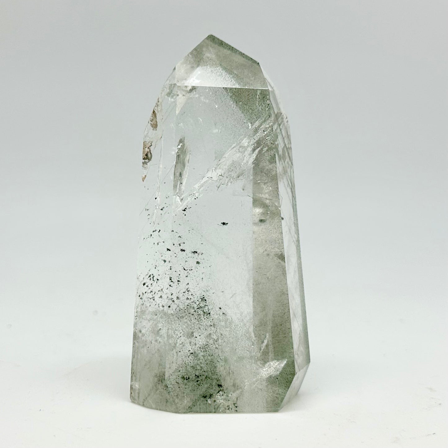 Green Chlorite Phantom Quartz Tower
