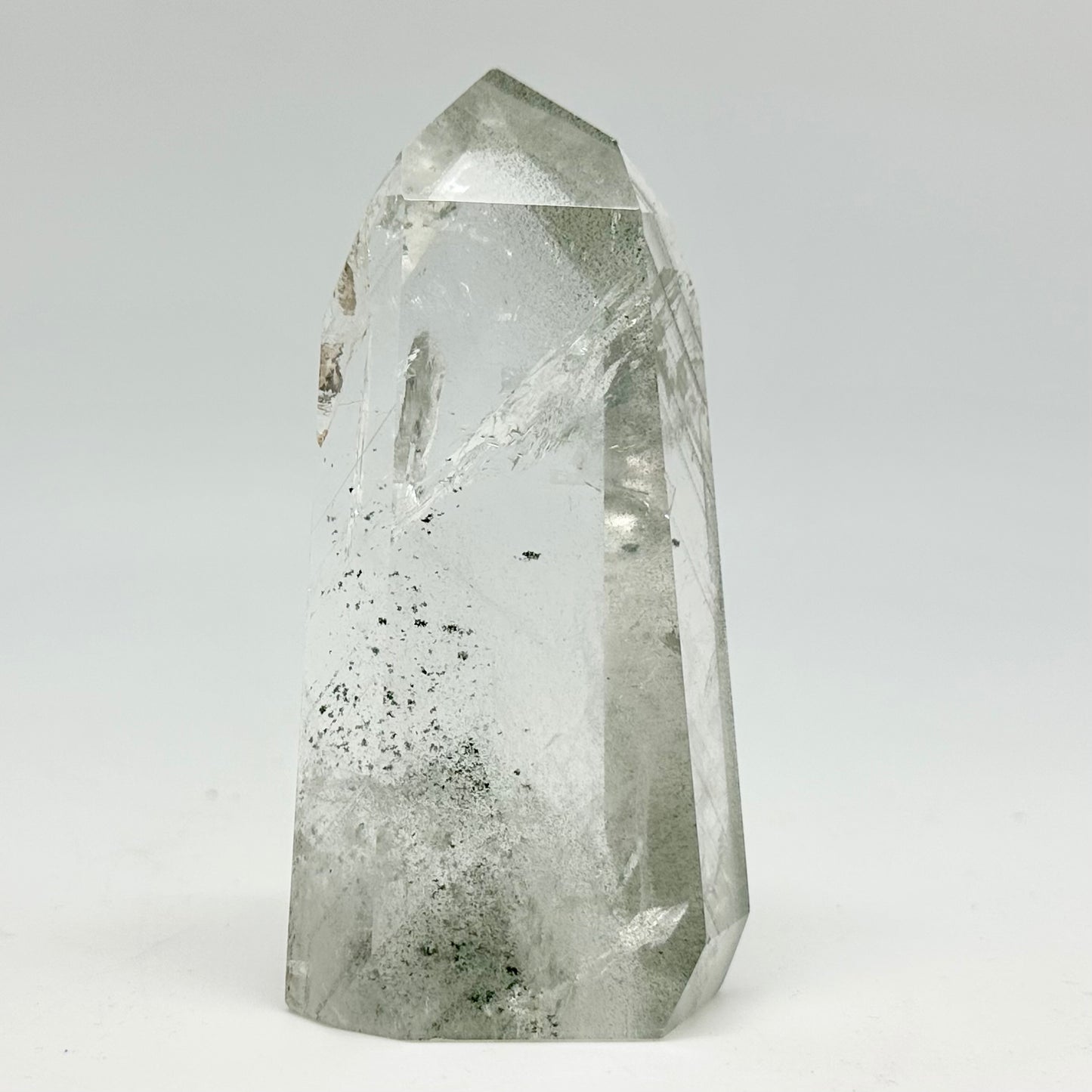 Green Chlorite Phantom Quartz Tower